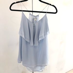 NWT BANANA REPUBLIC Blue Tank Blouse Sz XL